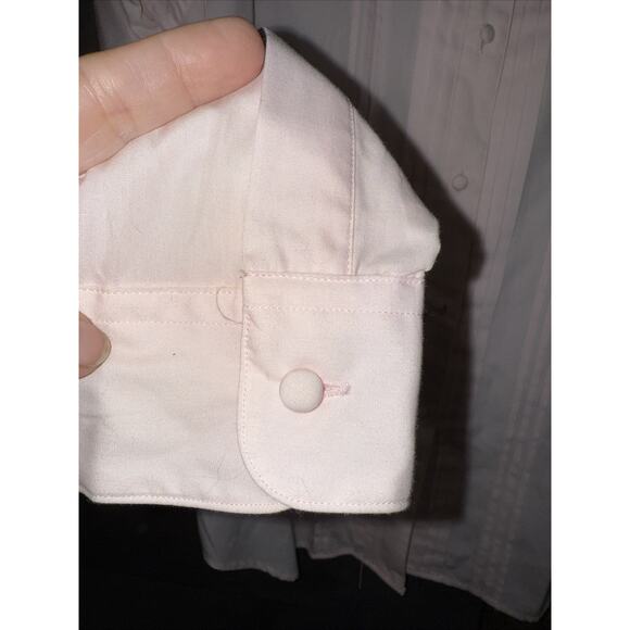 Jason Prescott Vintage Women’s Pink Tux Button Down 100% Cotton Size 14 - Picture 6 of 8